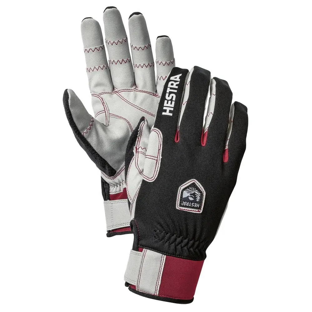 Hestra Hardloophandschoenen Hestra Ergo Grip Windstopper Race Svart
