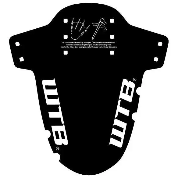 WTB Spatbord WTB Logo Gravel zwart