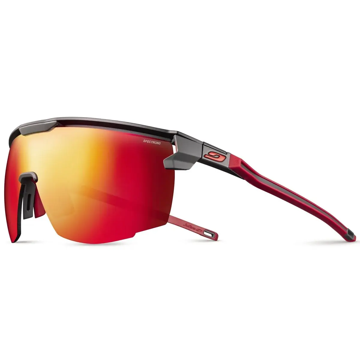 Julbo Sportzonnebril Julbo Ultimate SP3 CF Noir/rouge