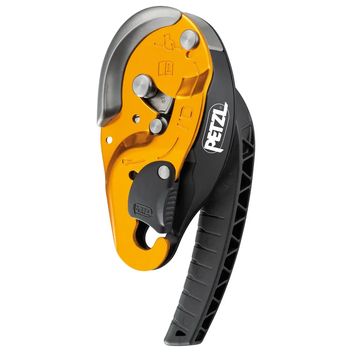Petzl Abseilapparaat Petzl I´D S geel