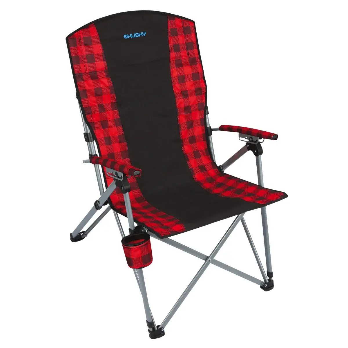 Husky Campingstoel Husky Mossy black/red