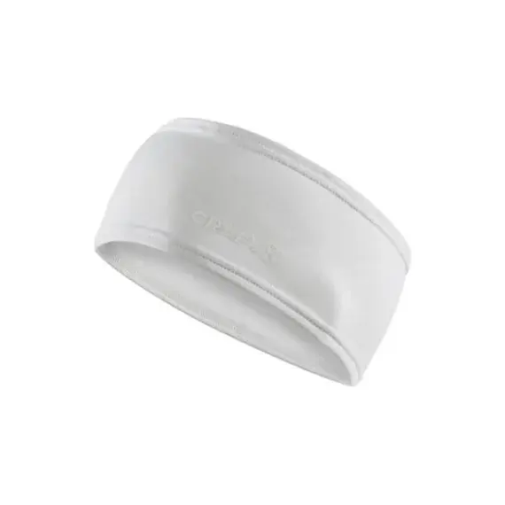 Craft Gevoerde hoofdband Craft CORE Essence Thermal wit-grijs