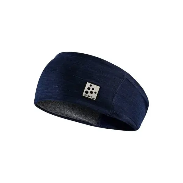 Craft Hoofdband Craft Microfleece donkerblauw UNI