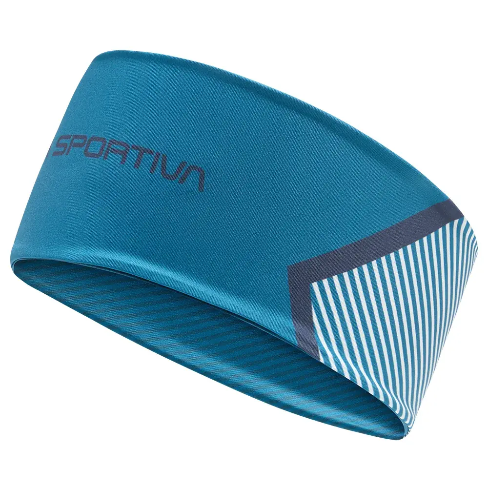 La Sportiva Hoofdband La Sportiva Flow Headband lake/chalk