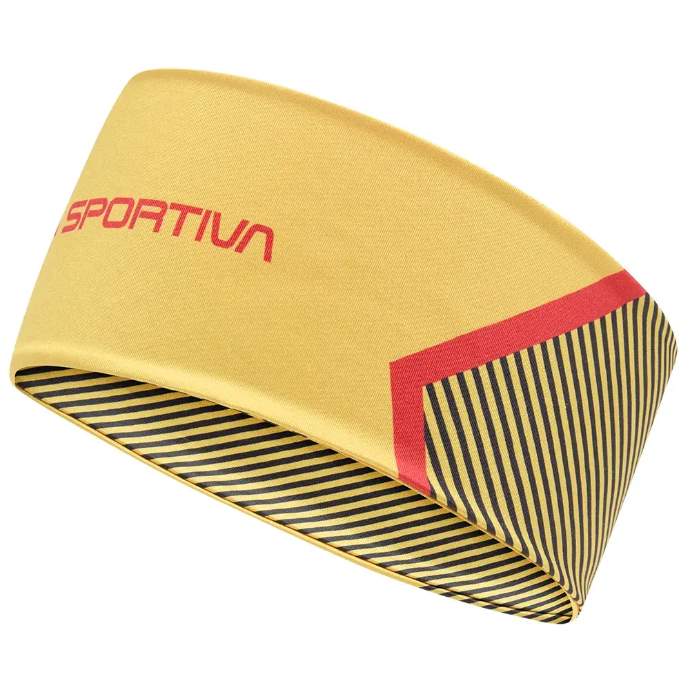La Sportiva Hoofdband La Sportiva Flow Headband yellow/black