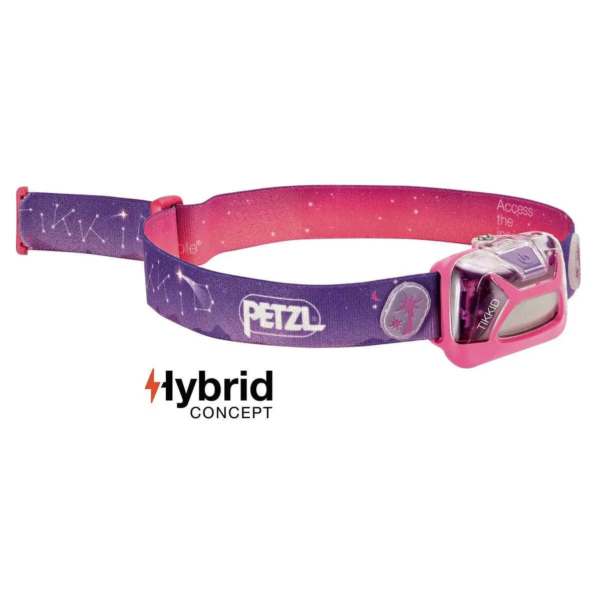 Hoofdlamp Petzl Tikkid roze