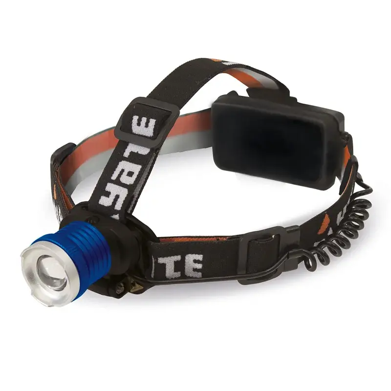 Yate Hoofdlamp Yate Puma II, 6W CREE, 2x bat 18650, oplader