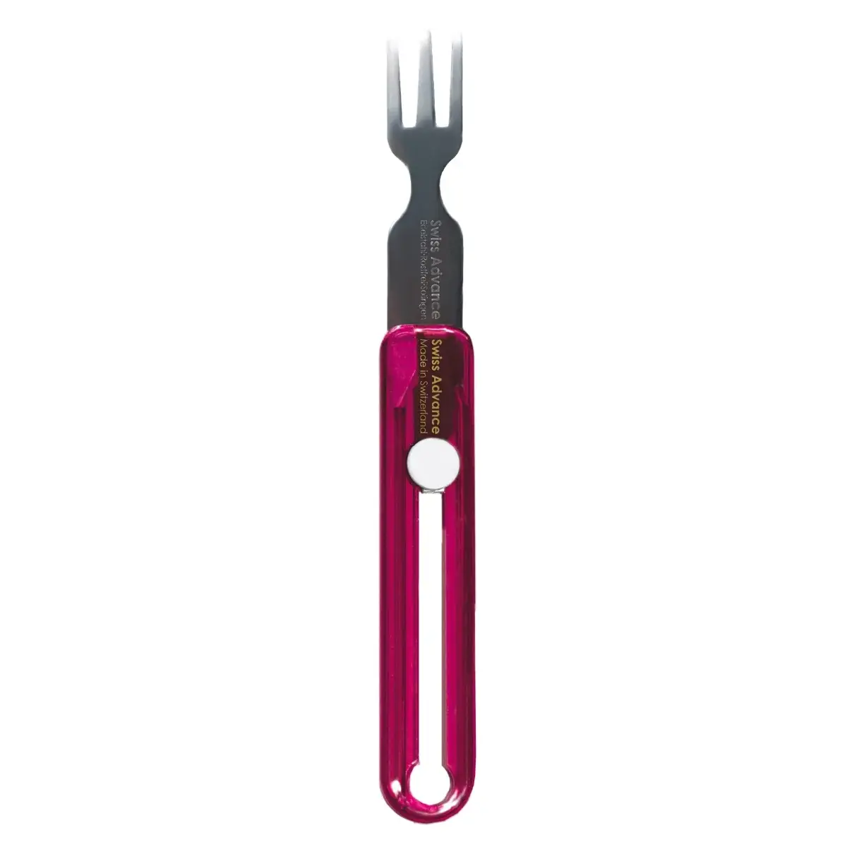 Swiss Advance Telescopische reisvork Swiss Advance 12g roze