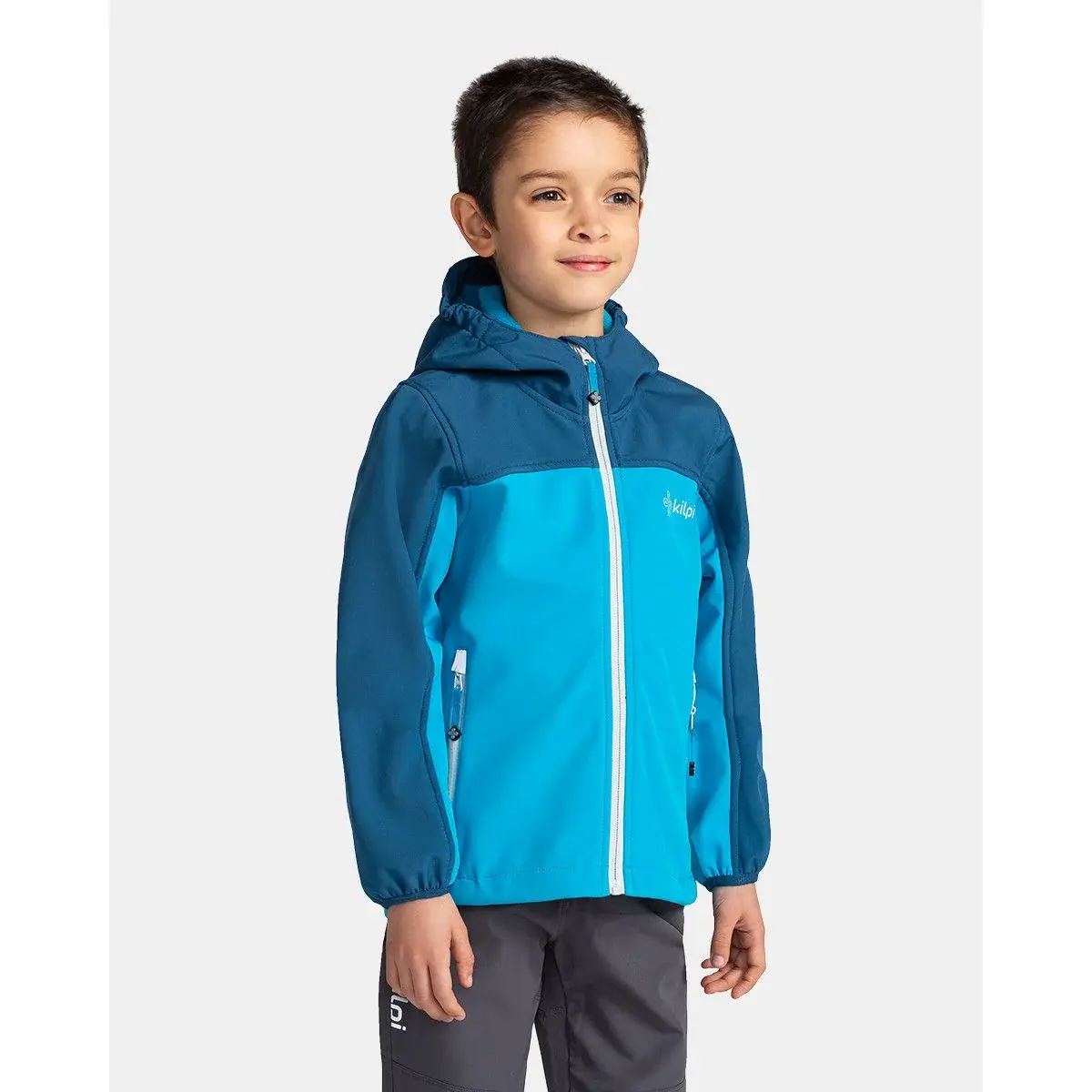 Kilpi Jongens softshelljas Kilpi Ravio-J blauw