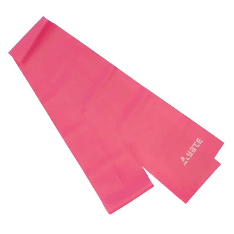Weerstandsband Yate Fit Band 120 x 12 cm middelhard, rood