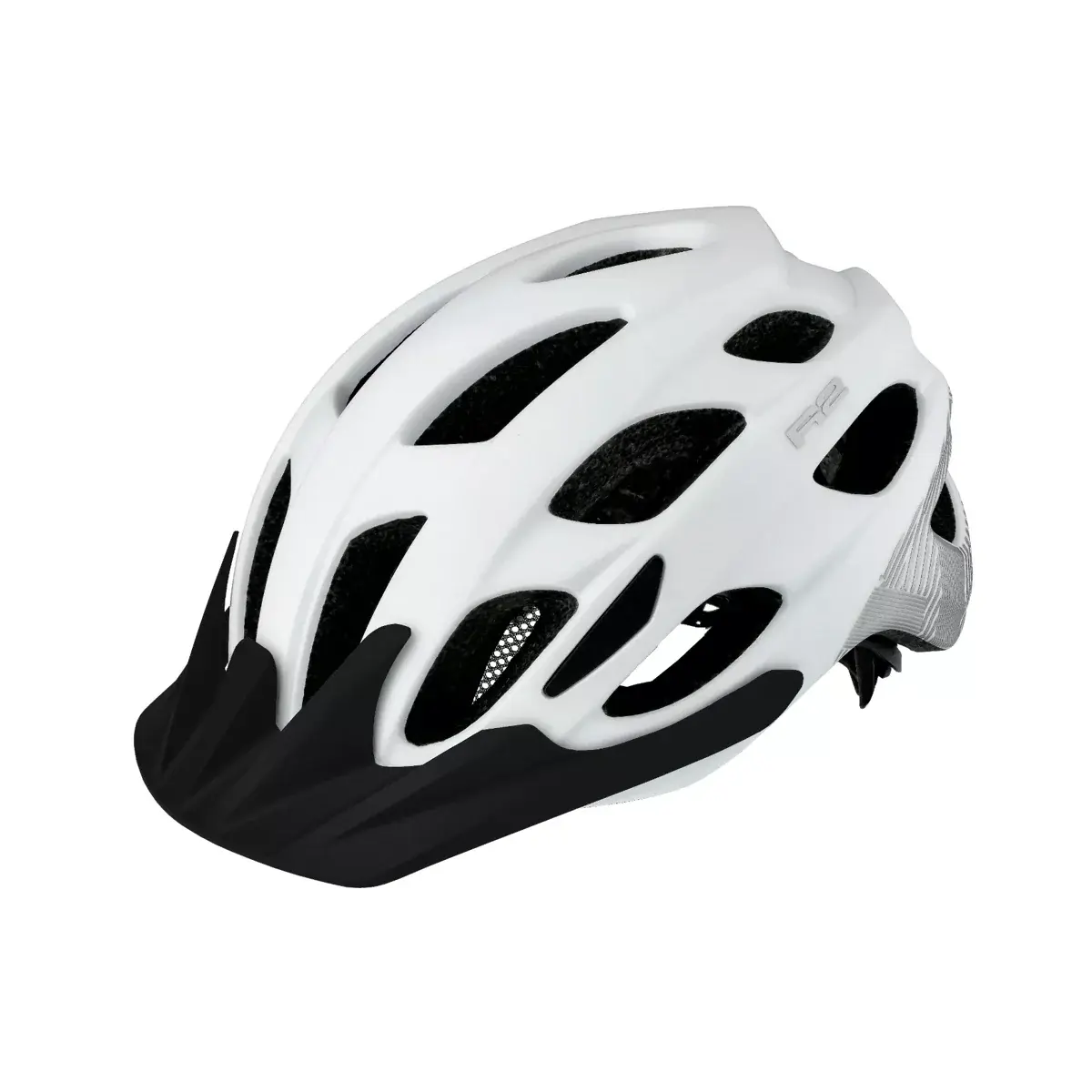 R2 Fietshelm R2 CLIFF wit, grijs