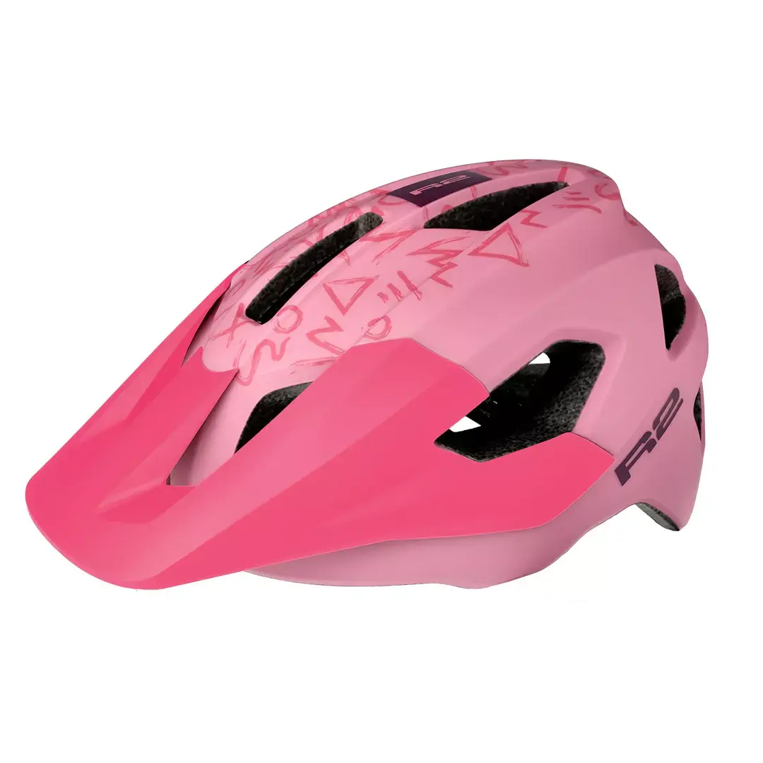 R2 Fietshelm R2 VORTEKS JUNIOR lichtroze S:52-56cm
