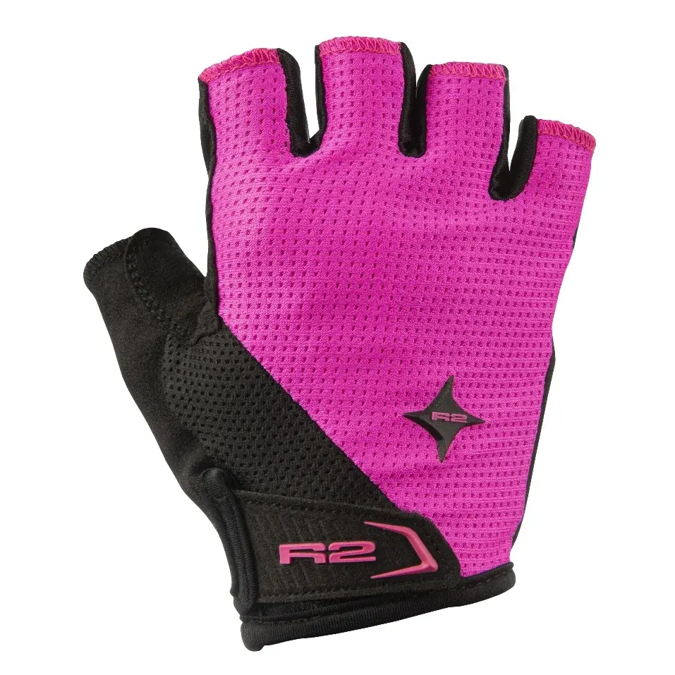 R2 Fietshandschoenen R2 Ribbon 2.0 zwart, roze