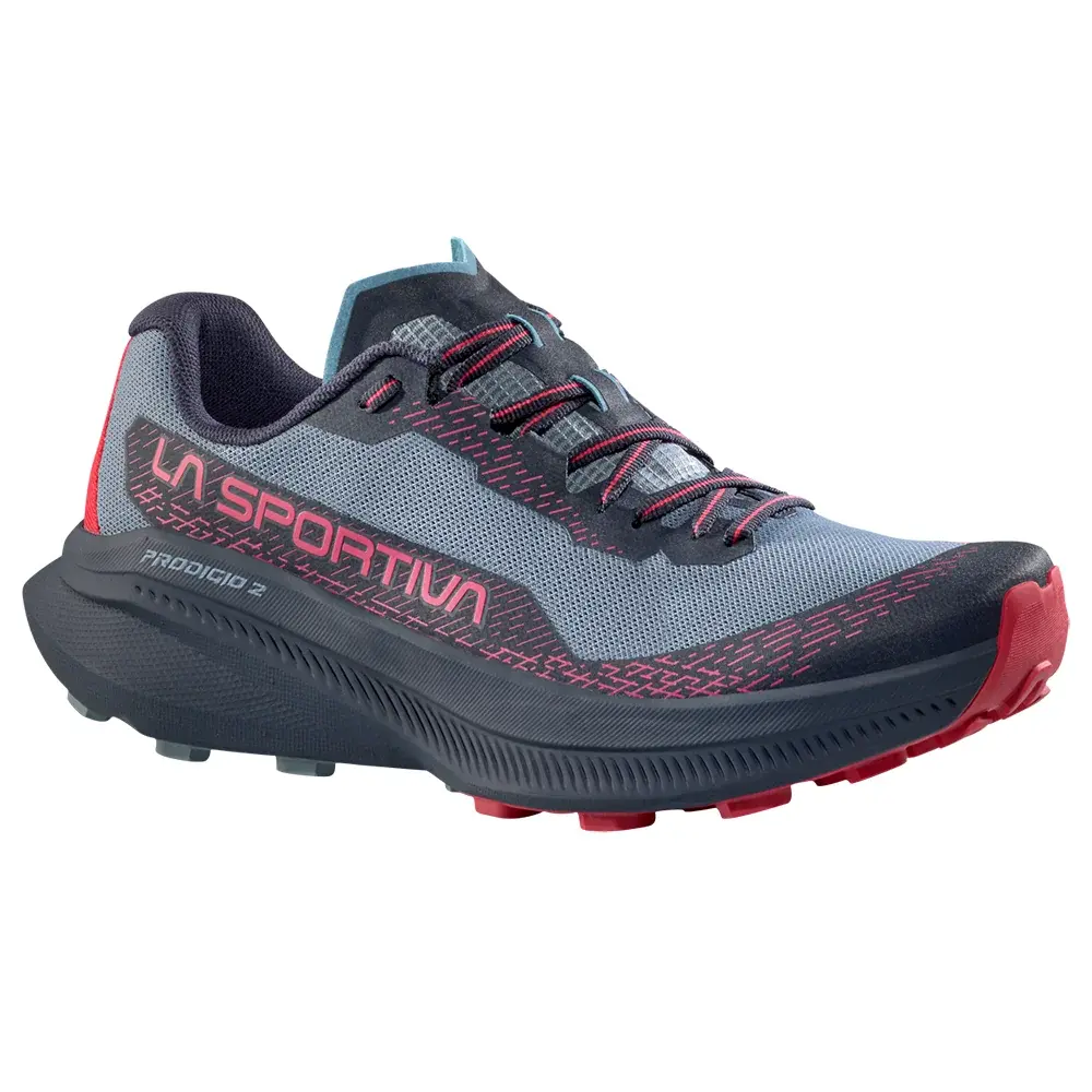 La Sportiva Dames hardloopschoenen La Sportiva Prodigio 2 Women limestone/azalea