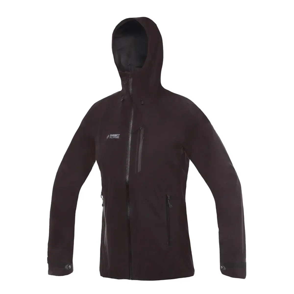 Direct Alpine Dames waterdichte jas Direct Alpine Talung Lady 1.0 black/grey