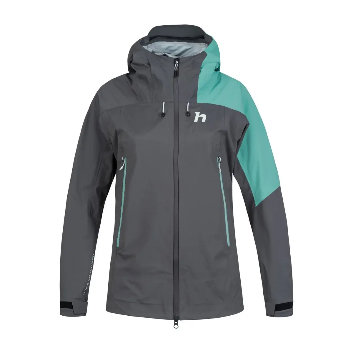 Hannah Dames functionele jas Hannah Adelaide asphalt/wasabi