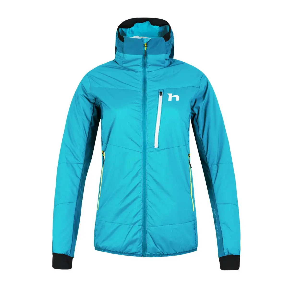 Dames hybride jas Hannah Nava Hoody scuba blue/enamel blue