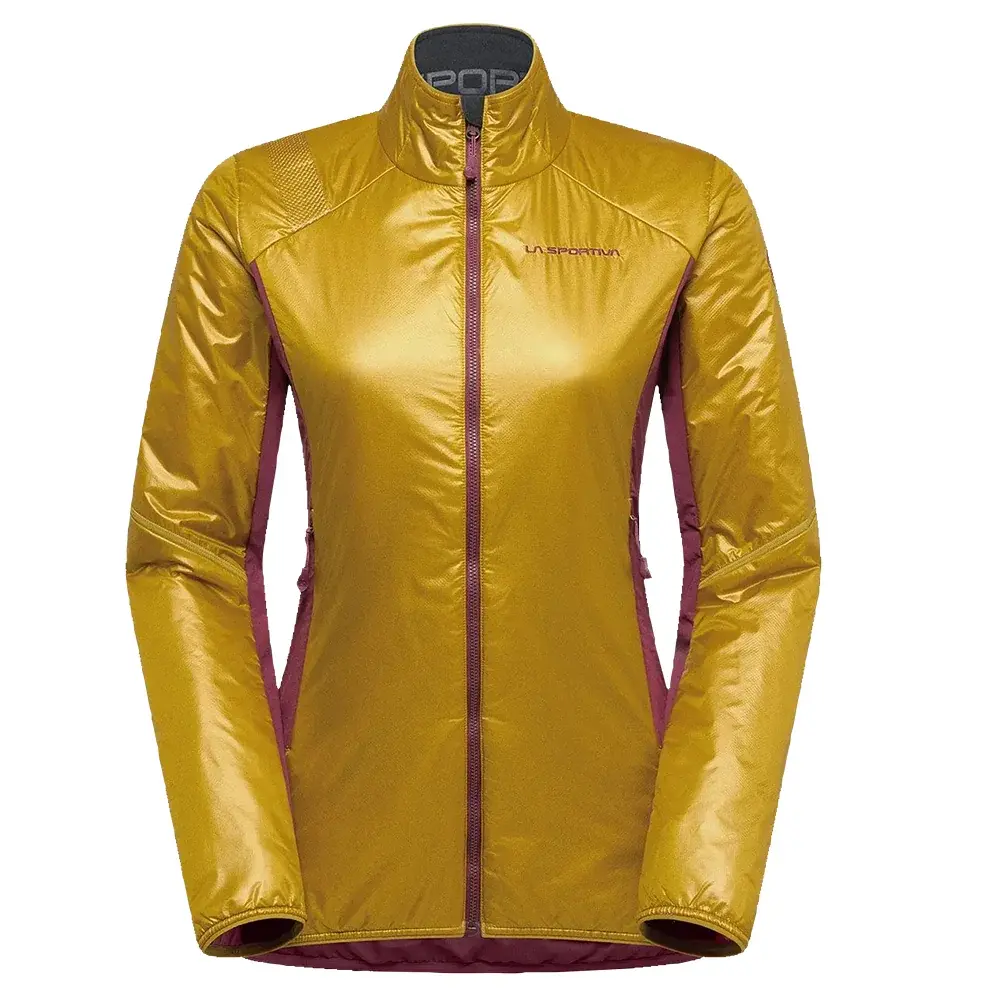 Damesjas La Sportiva Alpine Guide Primaloft Jacket savana/redwood