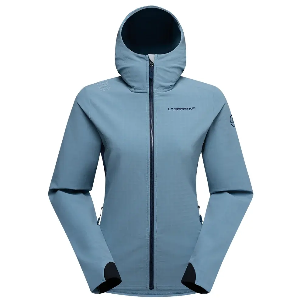 Damesjas La Sportiva DESCENDER STORM Jacket limestone/night sky