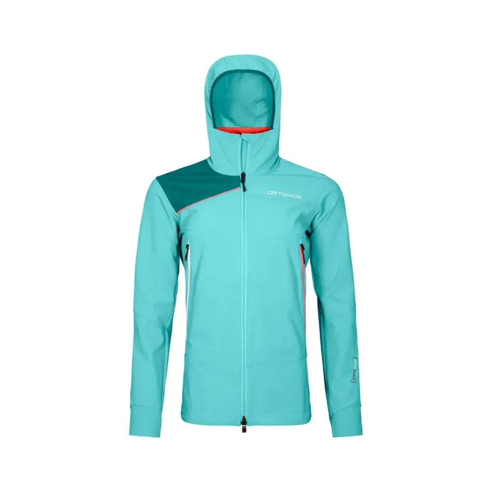Ortovox Damesjas Ortovox Pala Hooded Jacket W ice waterfall