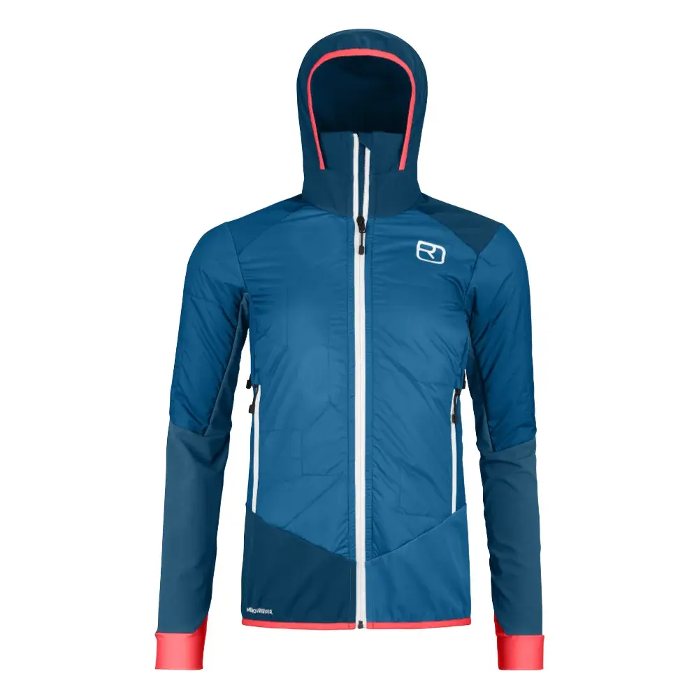 Ortovox Damesjas Ortovox W's Col Becchei Hybrid Jacket Mountain Blue