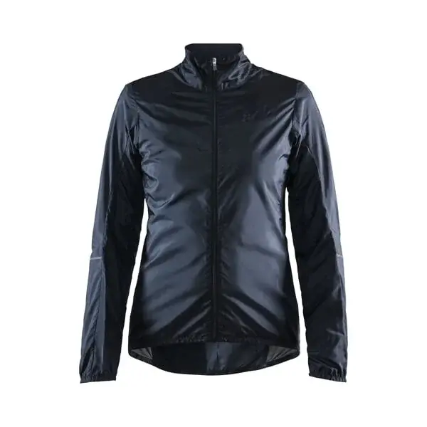 Dames ultralichte fietsjas Craft Essence Light Wind zwart