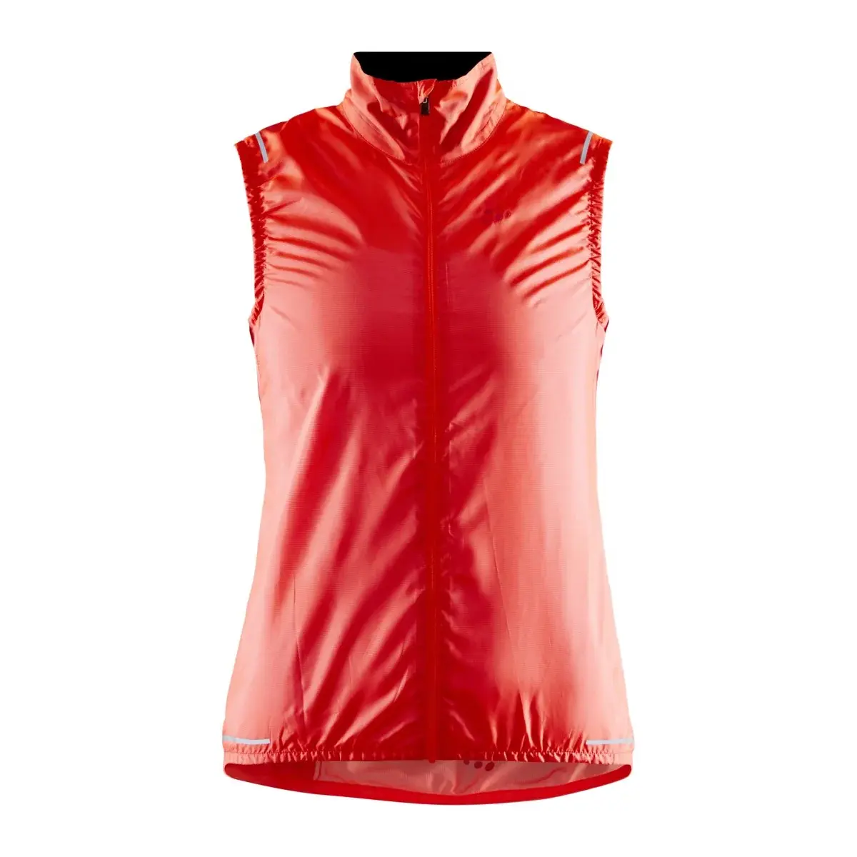 Craft Dames ultralichte fietsbodywarmer Craft Essence Light Wind oranje