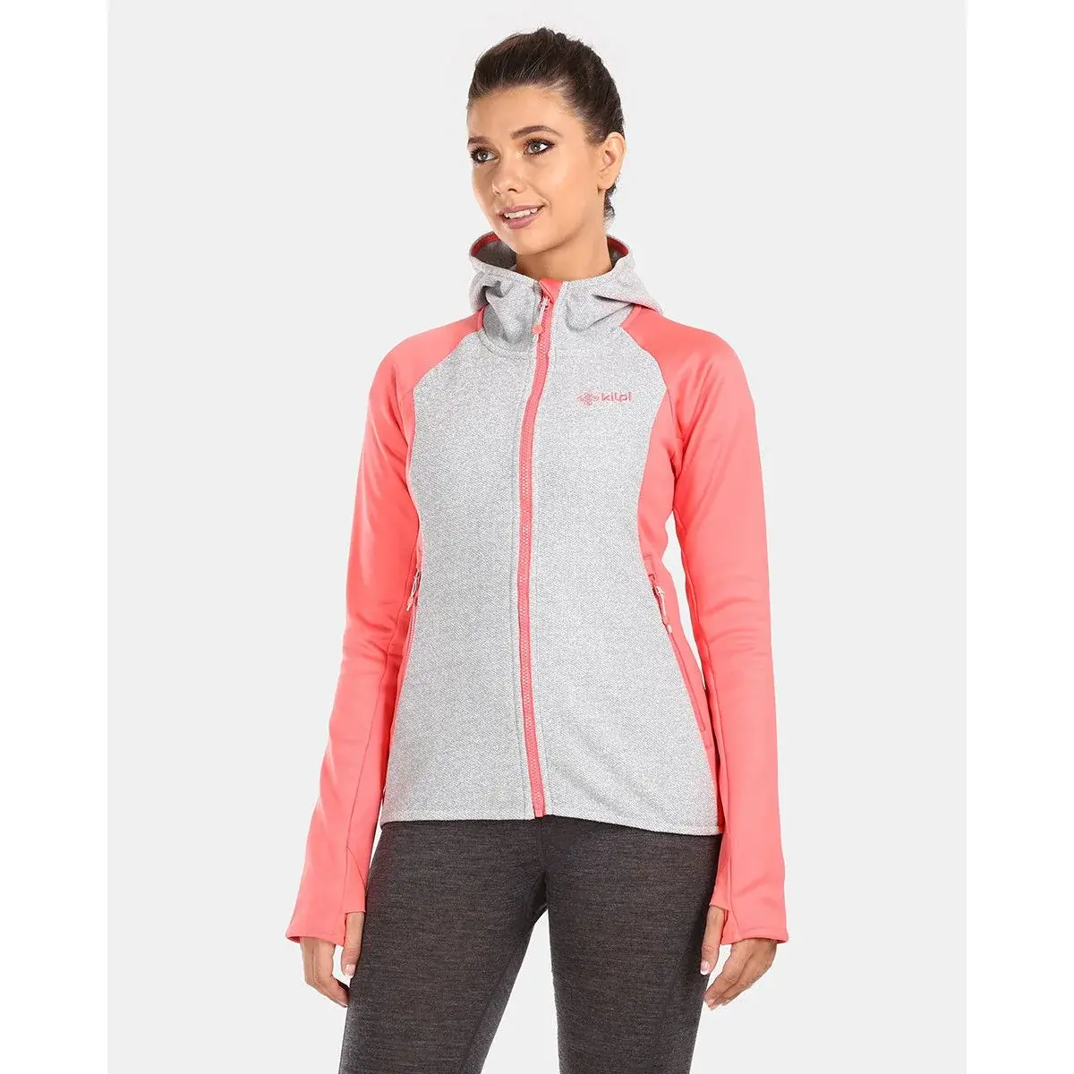 Dames fleecetrui Kilpi Versam-W roze