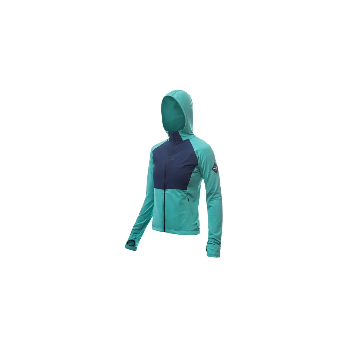 Sensor Dames functionele jas Sensor Coolmax Thermo Groen/blauw