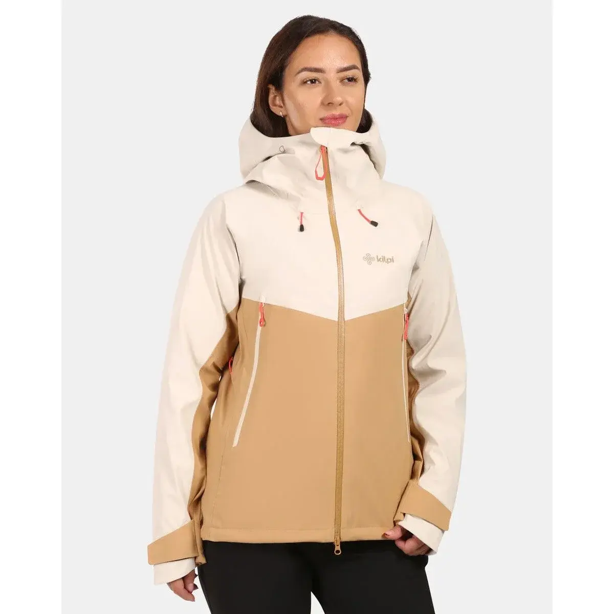 Kilpi Dames hardshelljas Kilpi TRINITY-W beige