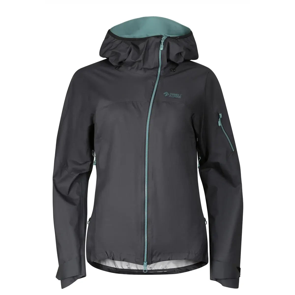 Dames hardshelljas Direct Alpine GUIDE LADY anthracite/arctic
