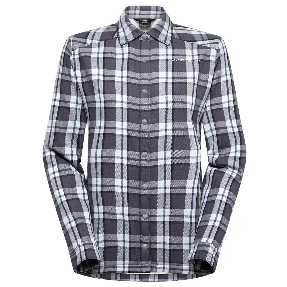 Damesblouse La Sportiva Rambler Lined Flannel Shirt onyx/chalk