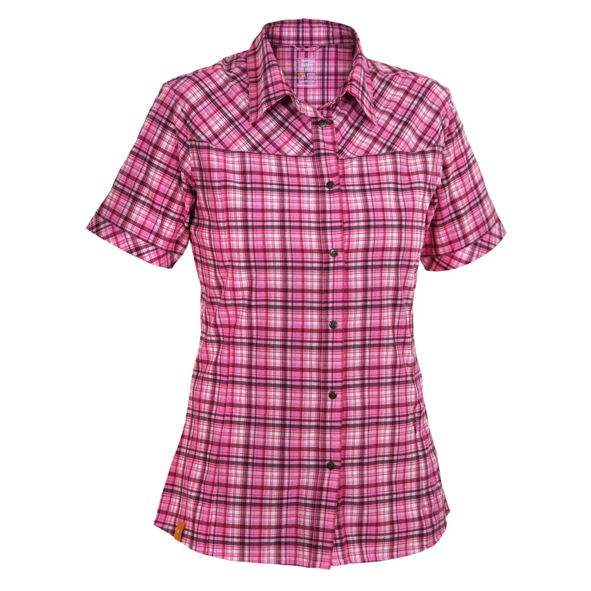 Warmpeace Dames blouse met korte mouwen Warmpeace Burry Lady Pink