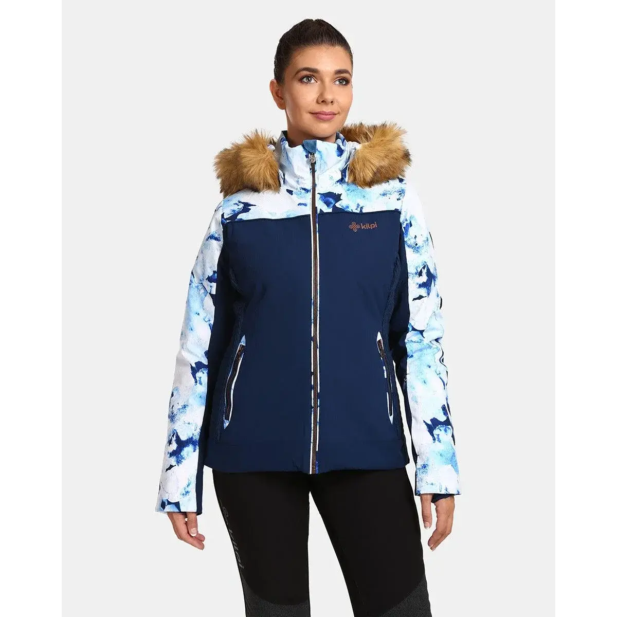 Kilpi Dames skijas met geïntegreerde verwarming Kilpi LENA-W donkerblauw