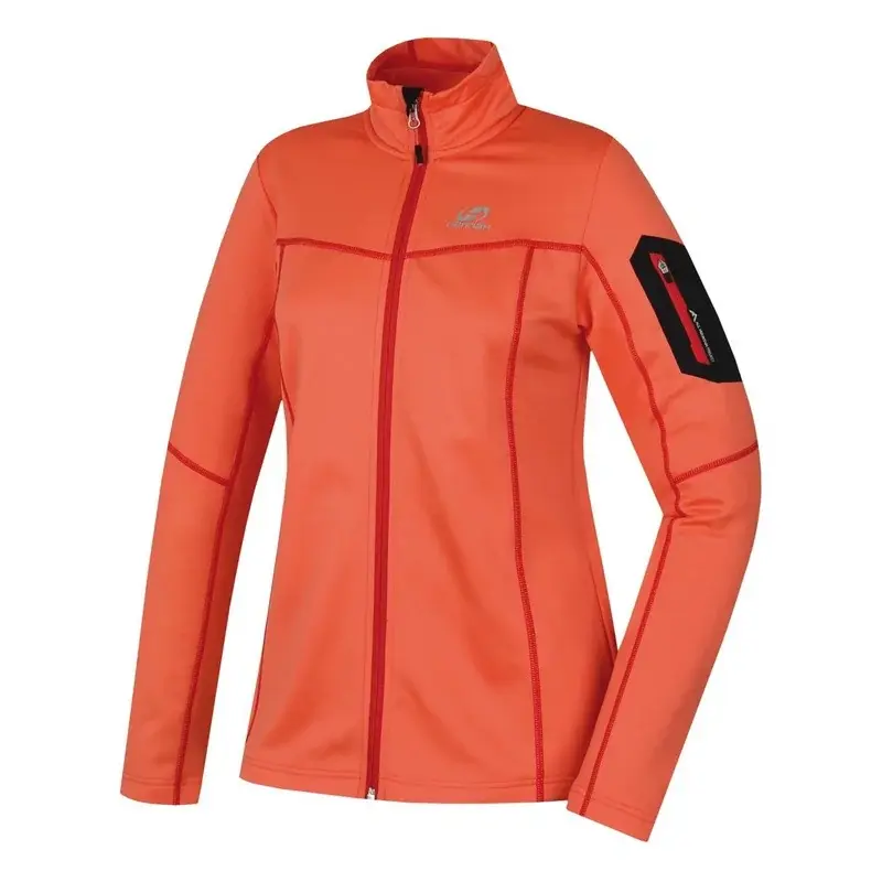 Hannah Dames ademende trui met rits Hannah Thea living coral