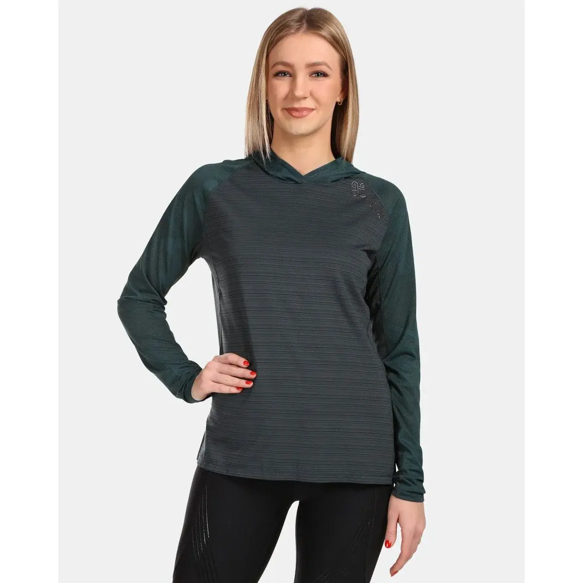 Kilpi Dames sporttrui Kilpi Aileen-W dark green