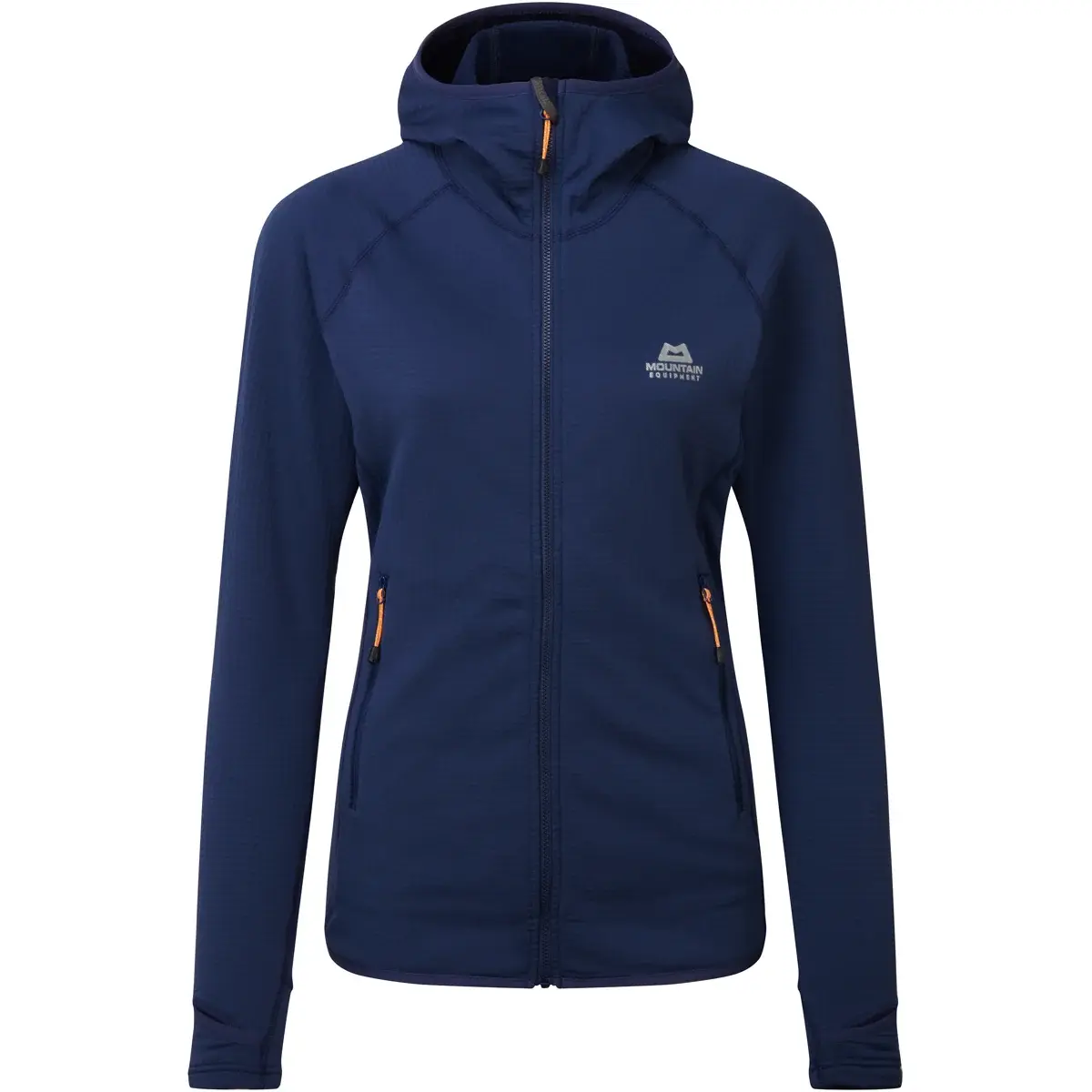 Mountain Equipment Dames fleecetrui Mountain Equipment W's Eclipse Hooded Jacket Medieval Blue