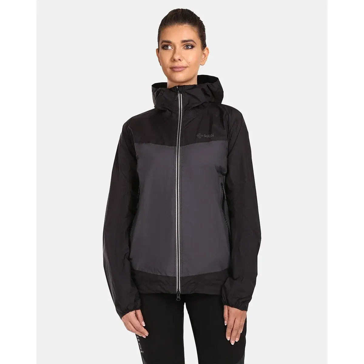 Kilpi Dames waterdichte jas Kilpi Hurricane-W zwart