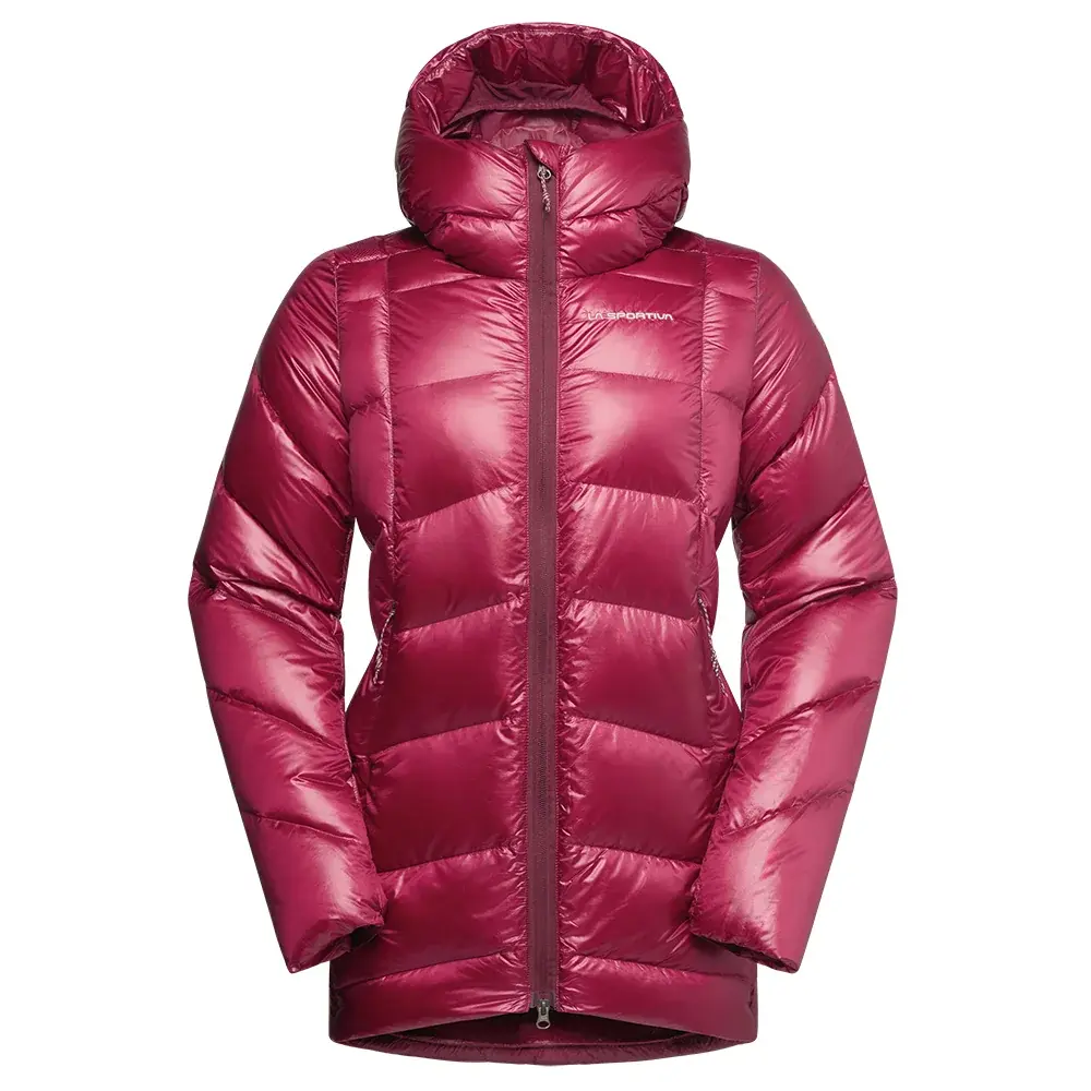 Dames donsjas La Sportiva Supercouloir Down Parka redwood_r25r25