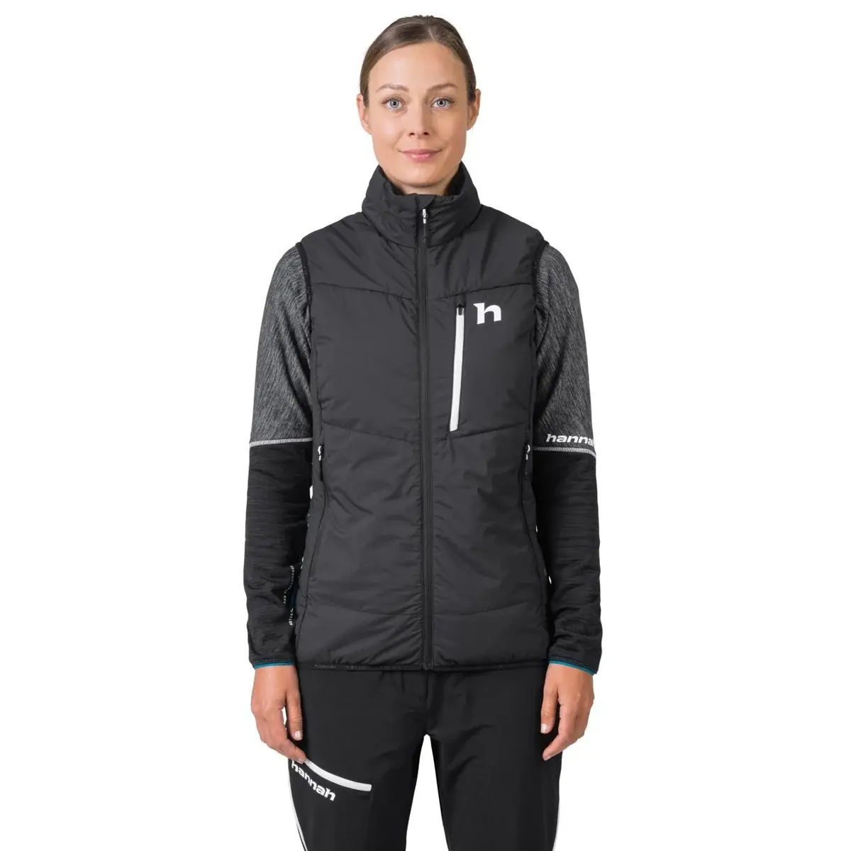 Hannah Dames toerski bodywarmer Hannah Nava Vest Anthracite