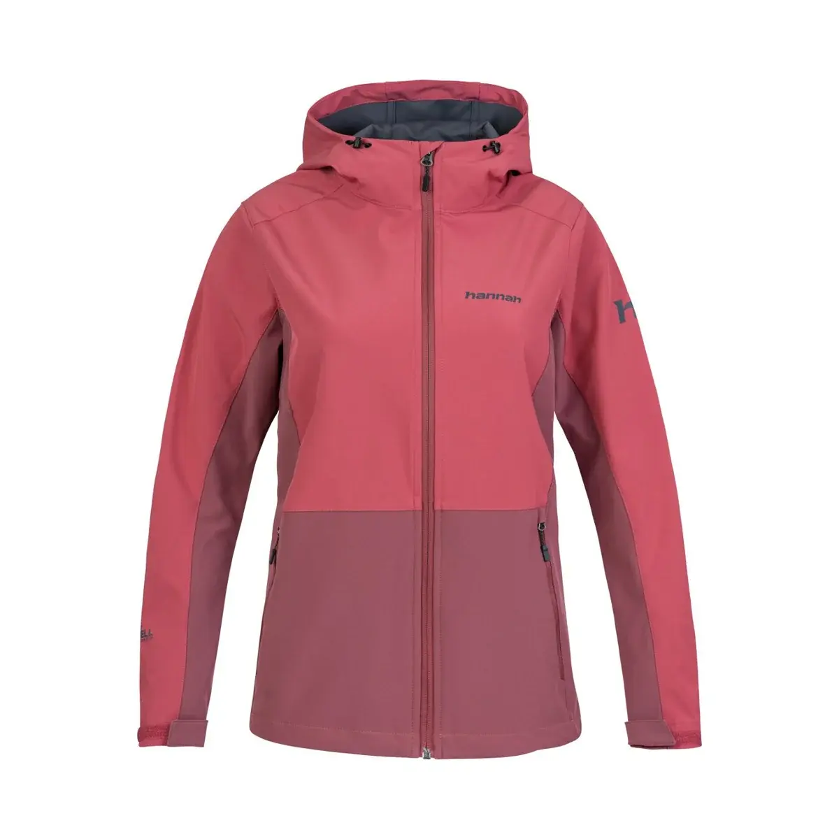 Dames softshelljas Hannah Zury Lite baroque rose/roan rouge