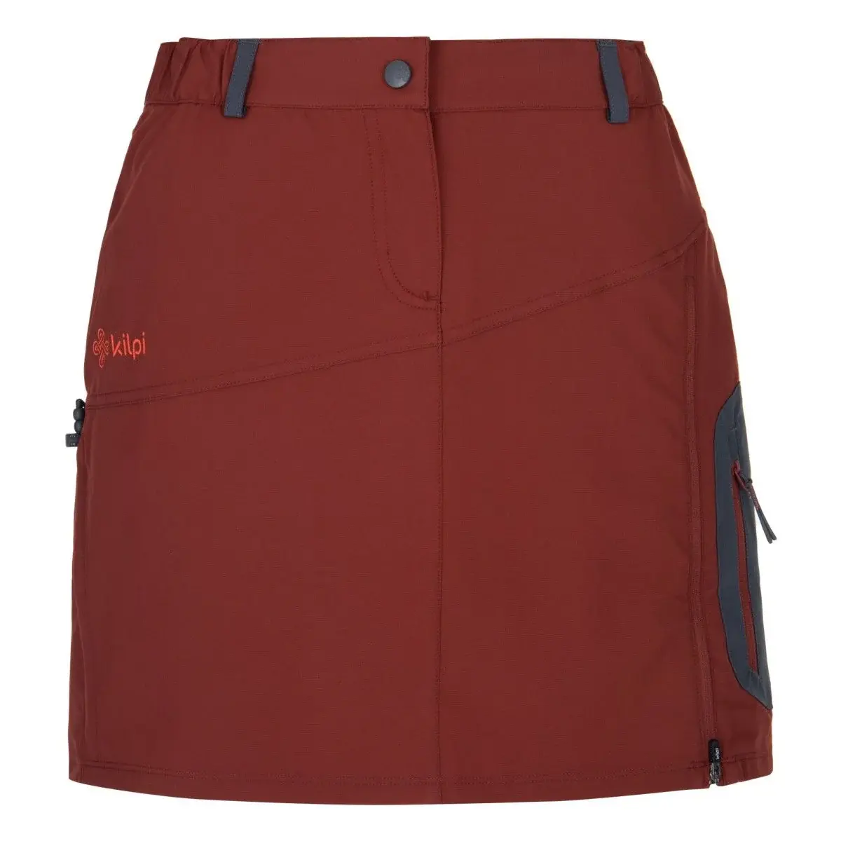 Dames outdoorrok Kilpi Ana-W donkerrood