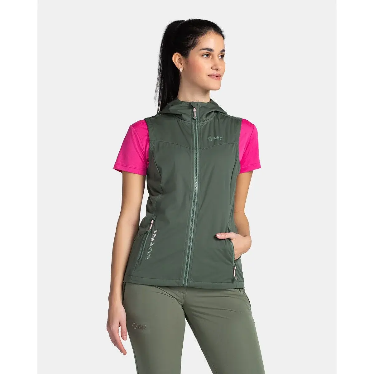 Kilpi Dames softshell bodywarmer Kilpi Monilea-W DGN