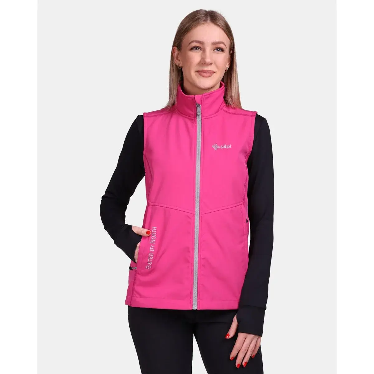 Kilpi Dames softshell bodywarmer Kilpi Soil-W roze