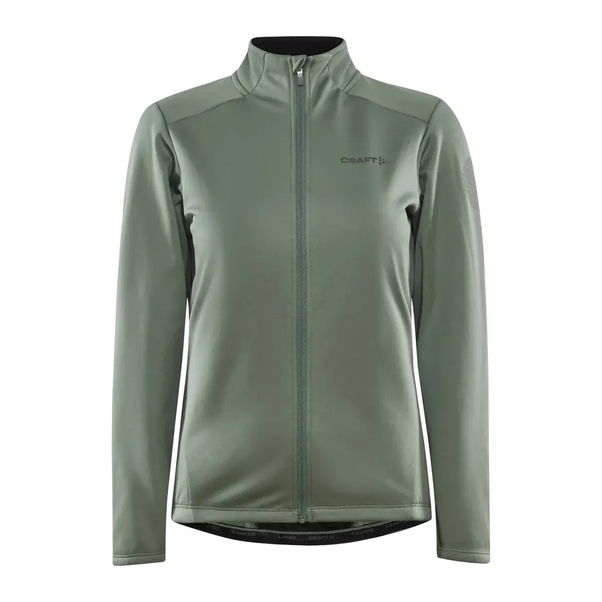 Dames gevoerde fietsjas Craft CORE Bike SubZ groen