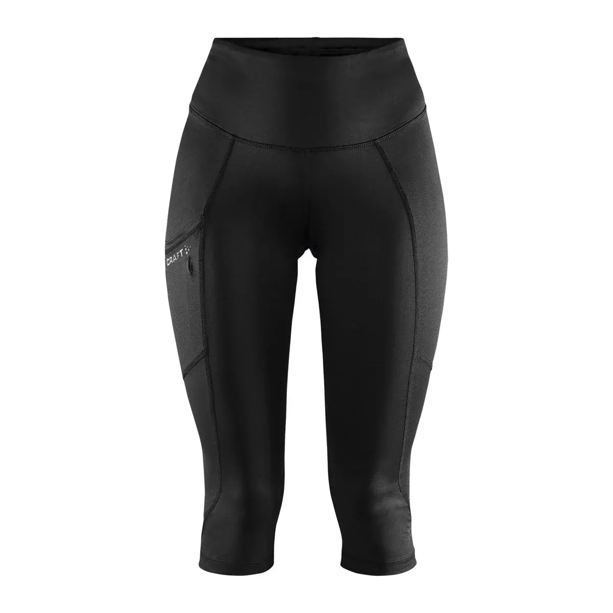 Dames elastische 3/4-broek Craft ADV Essence zwart