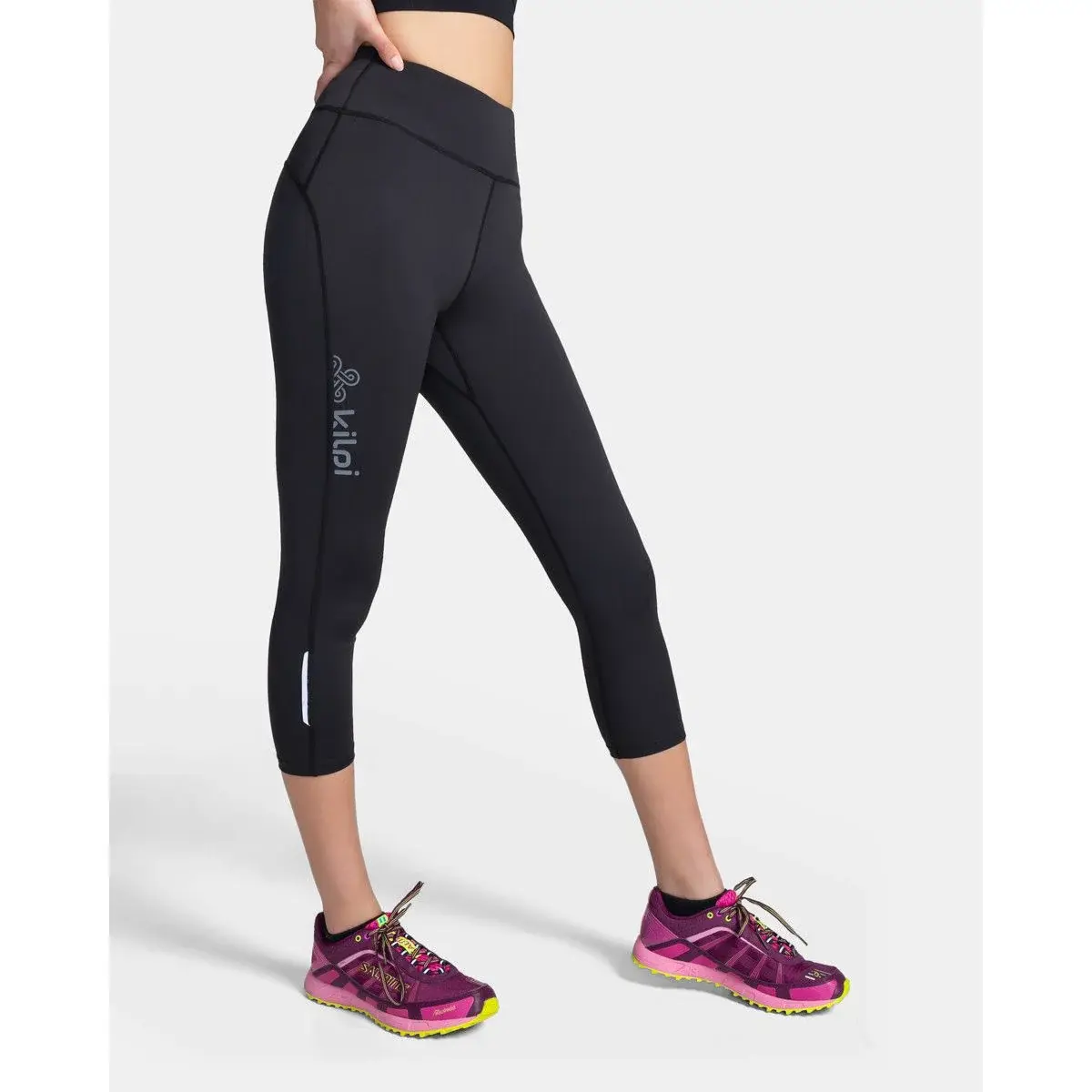 Kilpi Dames 3/4-fitnesslegging Kilpi Amira-W zwart