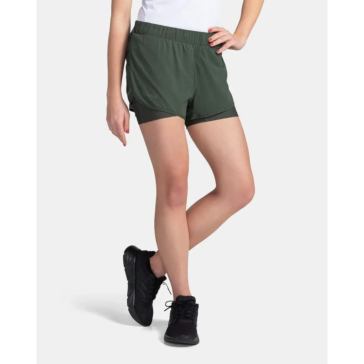 Kilpi Dames hardloopshorts Kilpi Bergen-W Dark grey