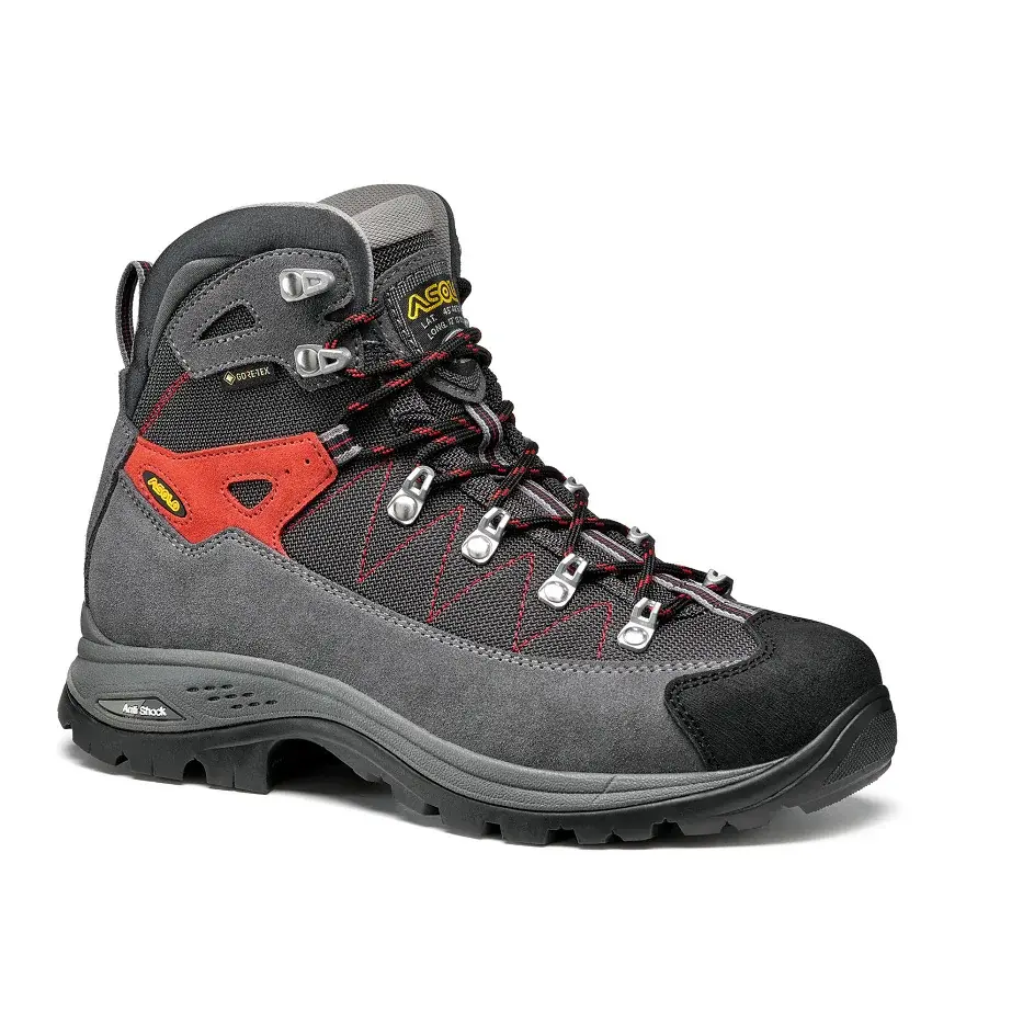 Asolo Dames hoge wandelschoenen Asolo Finder GV ML grey/gunmetal/poppy red