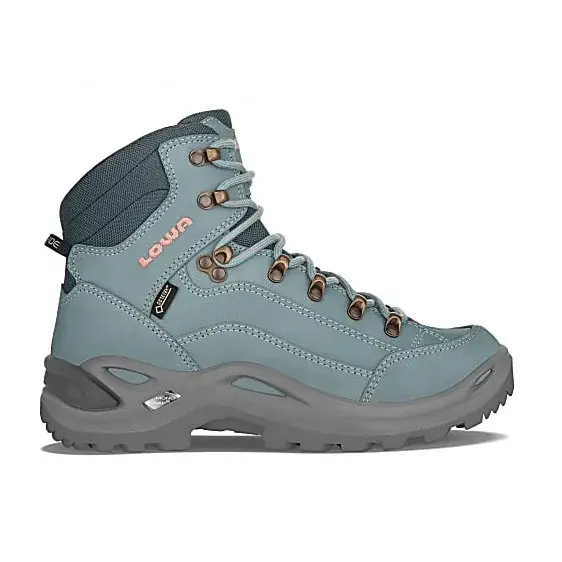 Lowa Dames hoge wandelschoenen Lowa Renegade GTX Mid W's iceblue/salmon